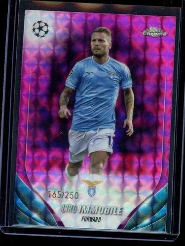Ciro Immobile 2023 Topps Chrome UEFA Pink Geometric /250
