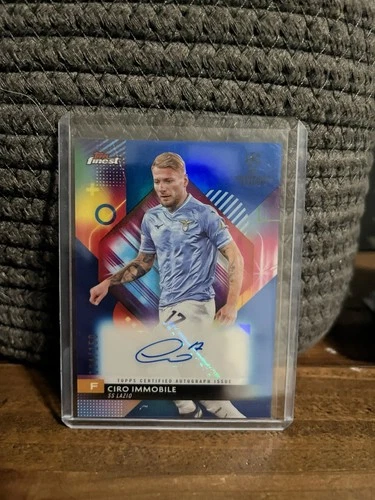 Ciro Immobile 2023 Topps Finest Blue Refractor /150