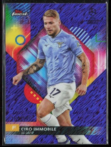 Ciro Immobile 2023 Topps Finest Purple Refractor /299