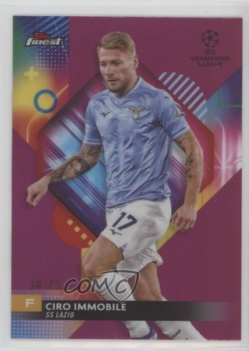 Ciro Immobile 2023 Topps Finest Rose Gold Refractor /75