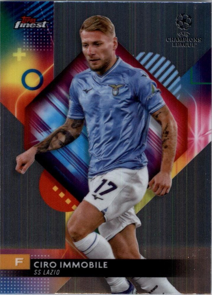 Ciro Immobile 2023 Topps Finest UEFA Club Competitions