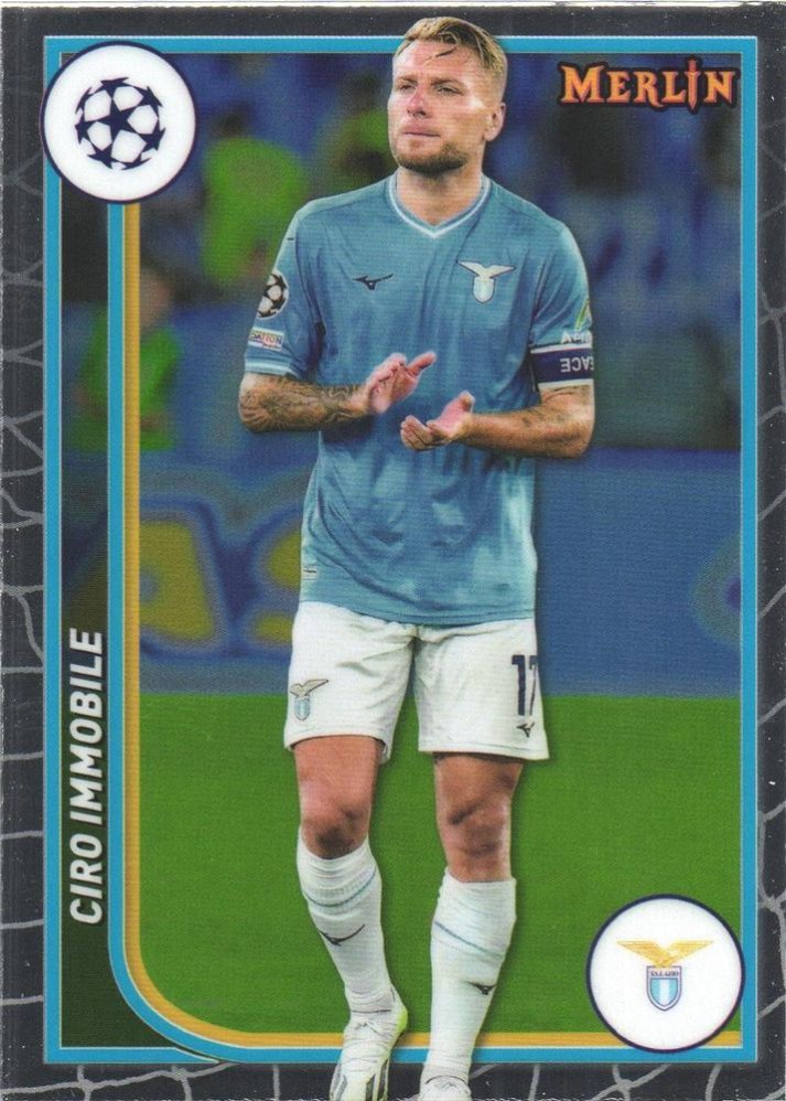 Ciro Immobile 2023 Topps Merlin UEFA Club Competitions