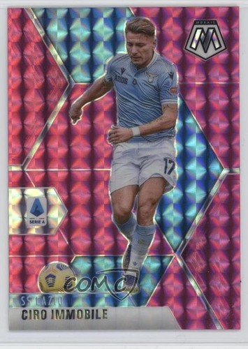 Ciro Immobile 2020 Panini Mosaic Pink Mosaic Prizm 3/25
