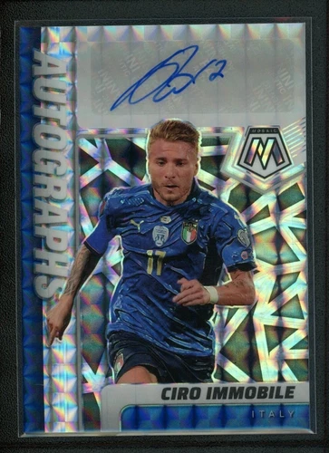 Ciro Immobile 2021 Panini Mosaic Silver Blue