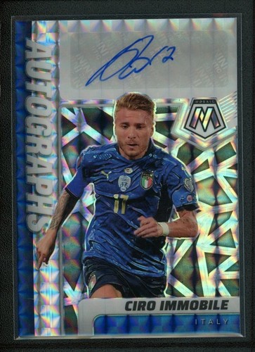 Ciro Immobile 2021 Panini Mosaico Argento Blu