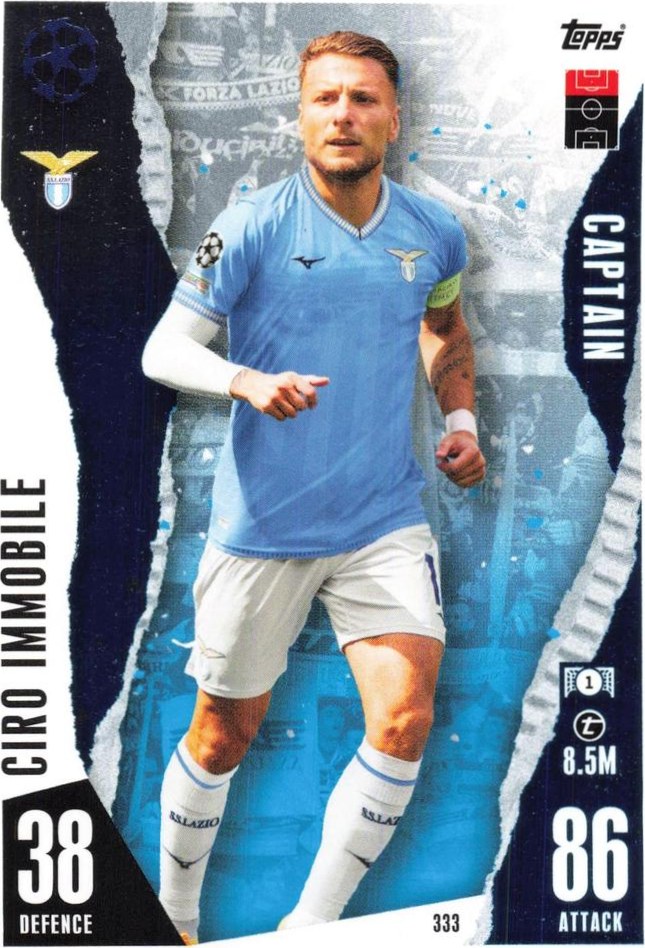 Ciro Immobile 2023 Topps Match Attax UEFA Club Competitions