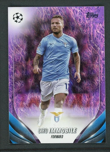 Ciro Immobile 2024 Topps UEFA Champions League Purple Jade /15