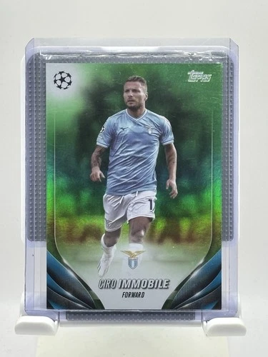Ciro Immobile 2023 Topps UEFA Club Competitions Neon Green Foil /199