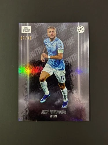 Ciro Immobile 2023 Topps UEFA Showtime Black /99