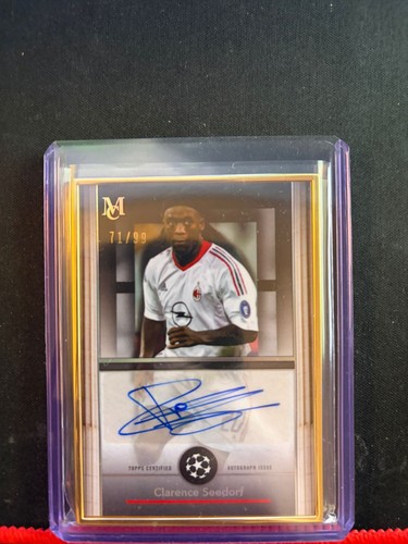 Clarence Seedorf 2024 Topps Museum Collection /99