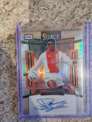 Clarence Seedorf 2023 Panini Select FIFA Purple Prizm