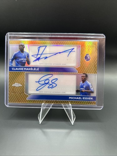 Claude Makelele & Michael Essien 2004 Topps Chrome Gold /50