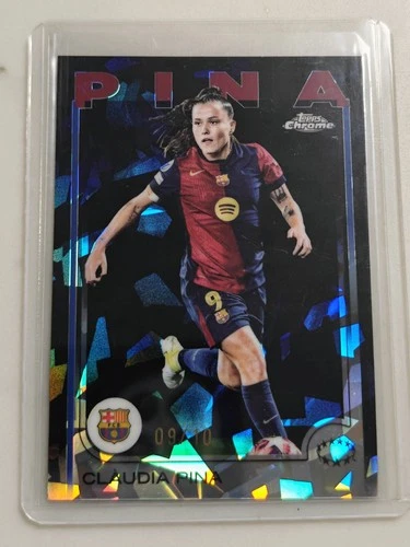 Claudia Pina 2025 Topps Chrome Black Sapphire /10