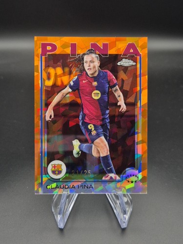 Claudia Pina 2024 Topps Chrome Sapphire /25
