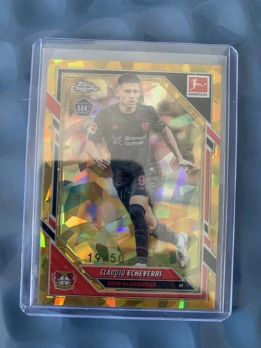 Claudio Echeverri 2026 Topps Bundesliga Sapphire Gold /50