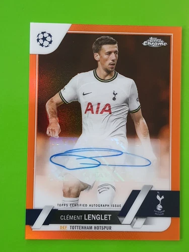 Clement Lenglet 2022 Topps Chrome Orange /25