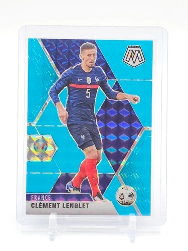 Clement Lenglet 2020 Panini Mosaic Blue Fluorescent Prizm /15