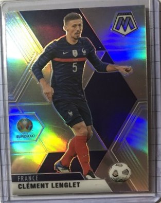 Clement Lenglet 2021 Panini Mosaic EURO Silver Prizm