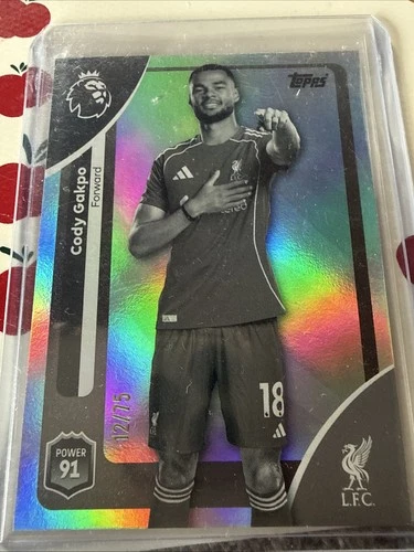 Cody Gakpo 2026 Topps Chrome Black & White /75
