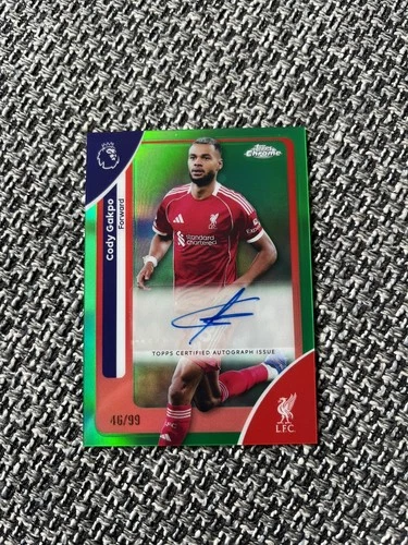 Cody Gakpo 2026 Topps Chrome Green Refractor /99