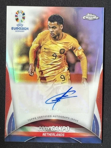 Cody Gakpo 2024 Topps Cromo UEFA Euro Refractor