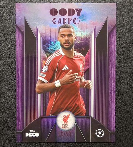 Cody Gakpo 2025 Topps Deco Purple /50