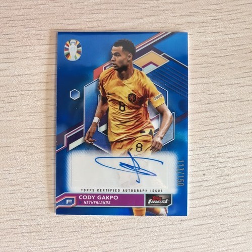 Cody Gakpo 2023 Topps Finest Blue /150