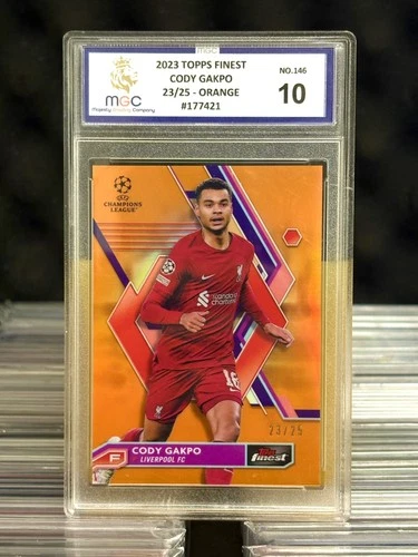 Cody Gakpo 2022 Topps Finest Orange /25