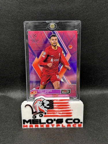 Cody Gakpo 2023 Topps Finest Purple Pink Vaporwave /3
