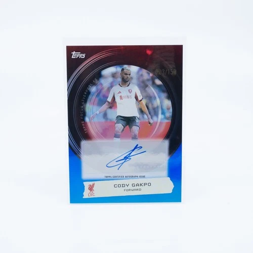 Cody Gakpo 2025 Topps Focus Azul /150
