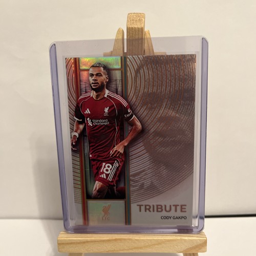Cody Gakpo 2025 Panini Futera Liverpool FC Tribute /20