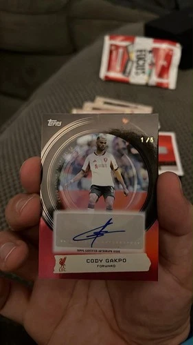 Cody Gakpo 2025 Topps Liverpool Focus 1/5