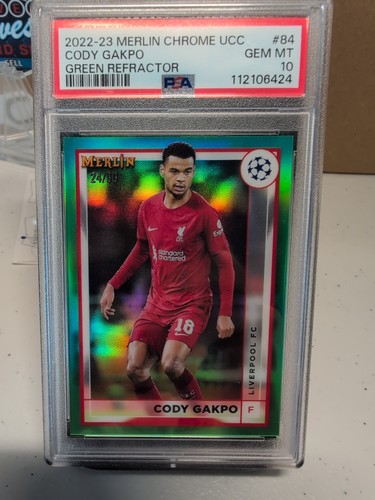 Cody Gakpo 2022 Topps Merlin Chrome Verde /99