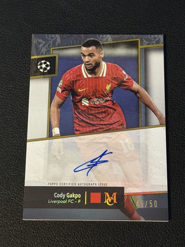 Cody Gakpo 2025 Topps Museum Gold /50