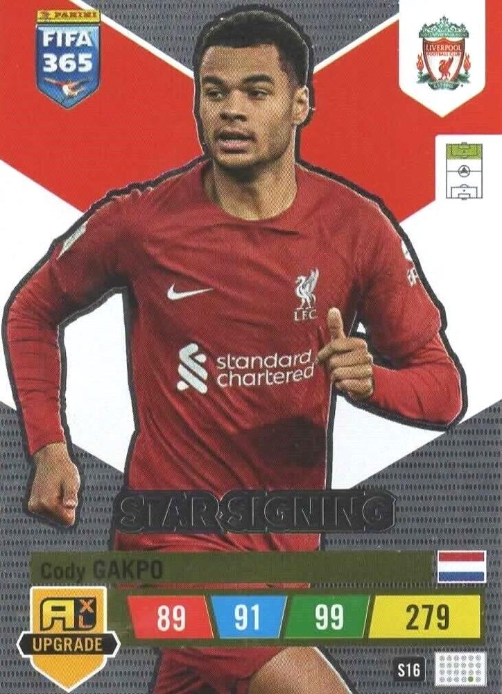 Cody Gakpo 2023 Panini Adrenalyn XL FIFA 365 Upgrade