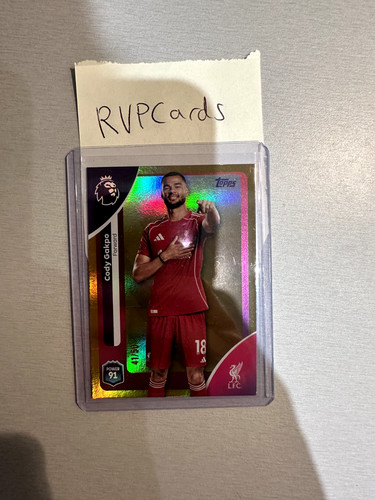 Cody Gakpo 2025 Topps Premier League Gold /50