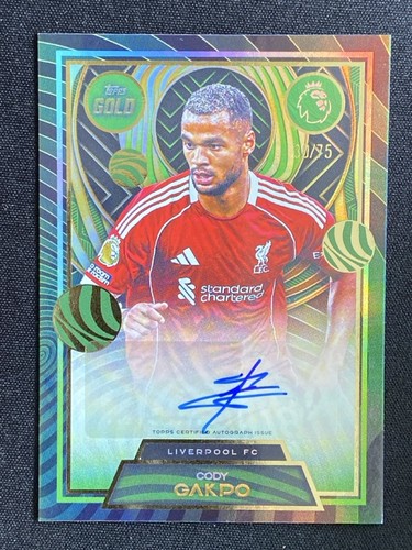 Cody Gakpo 2025 Topps Premier League Green /75