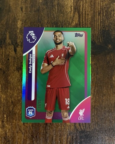 Cody Gakpo 2025 Topps Premier League Verde /99