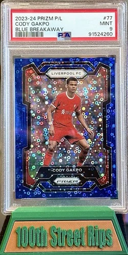 Cody Gakpo 2023 Panini Prizm Blue Breakaway 6/99