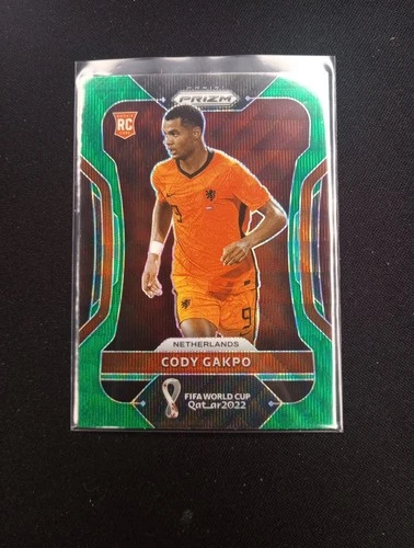 Cody Gakpo 2022 Panini Prizm Green Wave