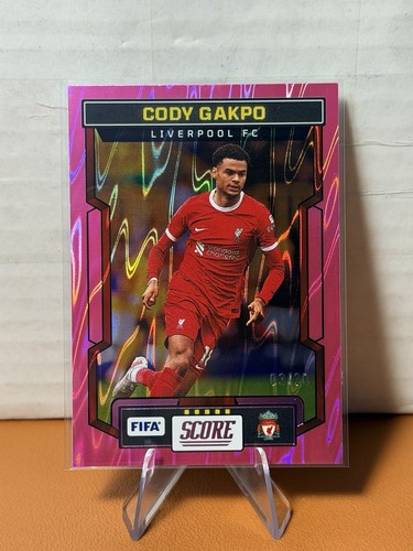 Cody Gakpo 2023 Panini Score FIFA Pink Swirl /20