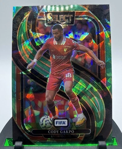 Cody Gakpo 2024 Panini Select Green Cracked Ice Prizm
