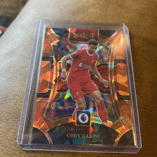 Cody Gakpo 2024 Panini Select Orange Ice Cracked /145