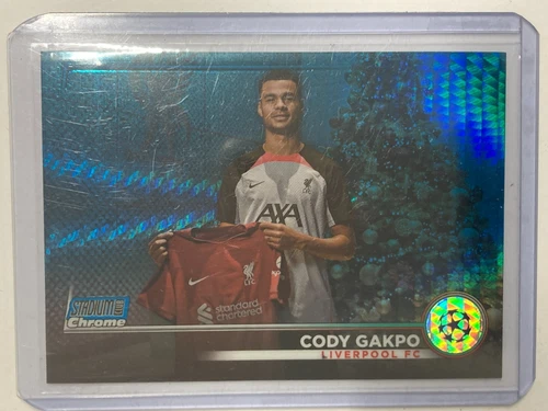 Cody Gakpo 2023 Topps Stadium Club Chrome Blue Prizm