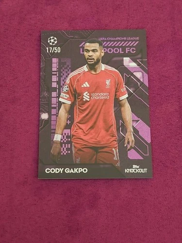 Cody Gakpo 2025 Topps UCC Knockout Purple Refractor /50