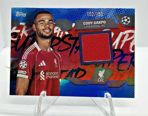 Cody Gakpo 2025 Topps UEFA Club Competitions Blue /150