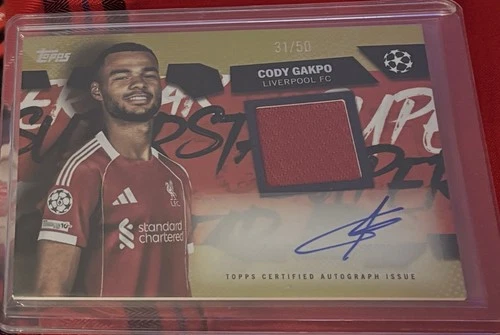 Cody Gakpo 2025 Topps UEFA Competitions /50