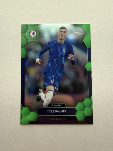 Cole Palmer 2024 Topps Chelsea Fan Set Green /125