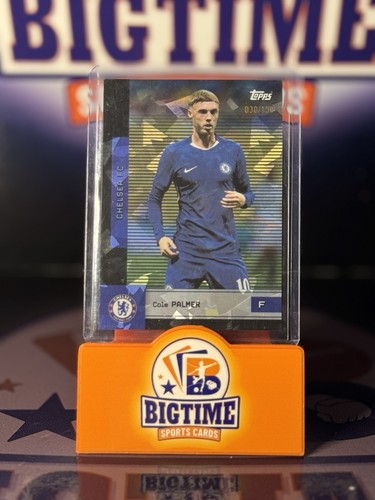 Cole Palmer 2025 Topps Chelsea Team Blue Cracked Ice /150
