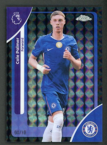 Cole Palmer 2026 Topps Chrome Black Geometric Refractor /10